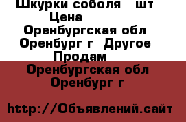 Шкурки соболя 4 шт › Цена ­ 3 000 - Оренбургская обл., Оренбург г. Другое » Продам   . Оренбургская обл.,Оренбург г.